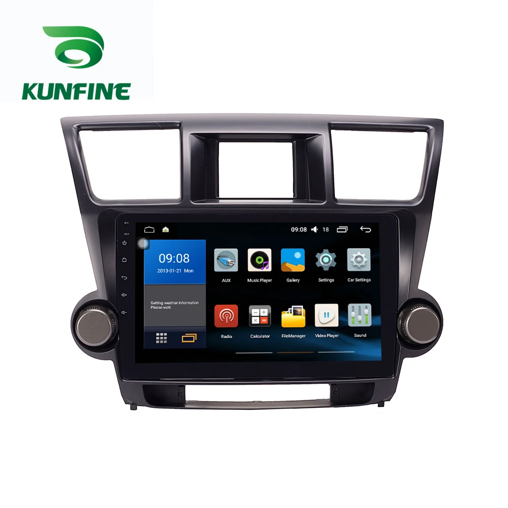 Восьмиядерный 1024*600 Android 8 1 автомобильный DVD GPS навигационный плеер Deckless стерео для