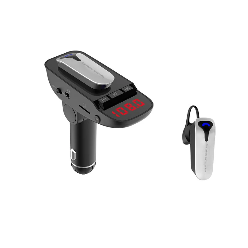 ER9 Беспроводной MP3 Bluetooth 4 2 адаптер fm передатчик гарнитура наушники вкладыши