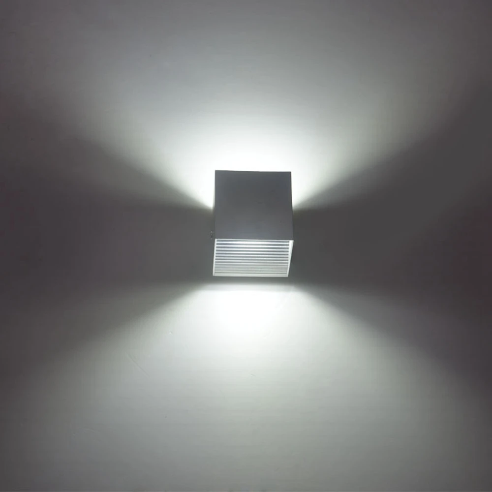 Светодиодный настенный светильник современный 9 Вт 12 COB LED вниз не