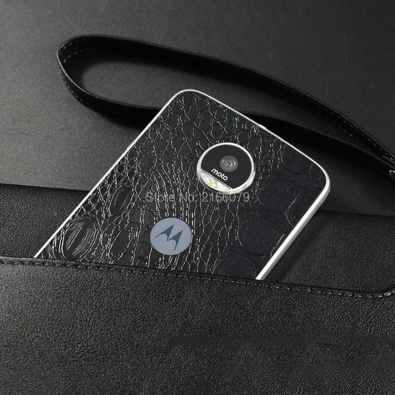 Для Motorola Moto Z XT1650/Z Play Droid XT1653 узор из крокодиловой кожи полное заднее покрытие