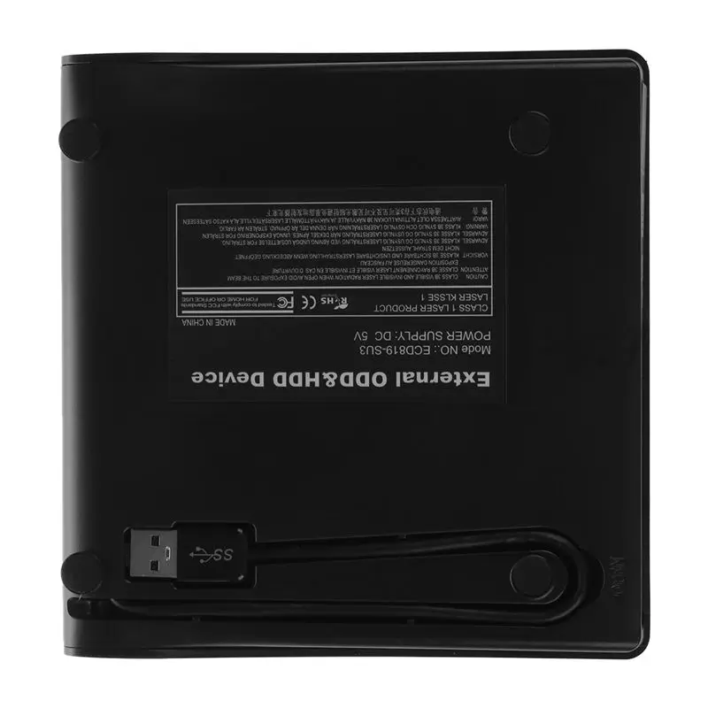 Semoic USB 3 0 Мобильный Внешний чехол для 12 7 мм SATA CD DVD BD ROM RE Drive BK полезные|Боксы
