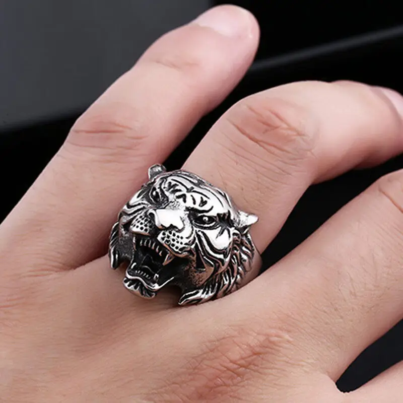 Модное Новое Стильное мужское кольцо из нержавеющей стали индивидуальное в