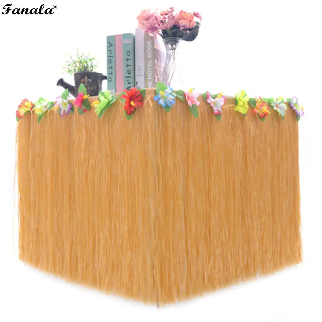 Lifelike Artificial Flowers Tassel Grass Table Skirt Decorated 30cm/11.81inch Party Decoration | Дом и сад