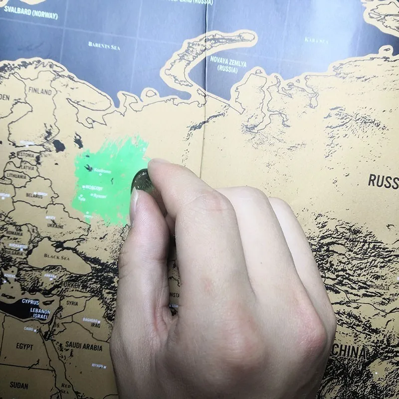 42*30 см черная карта мира для путешествий поцарапать карту Персонализированная