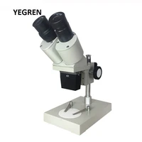 binocular stereo microscope for repairing smartphone and pcb inspection with wf10x eyepiece metal body optical glass lens 40x