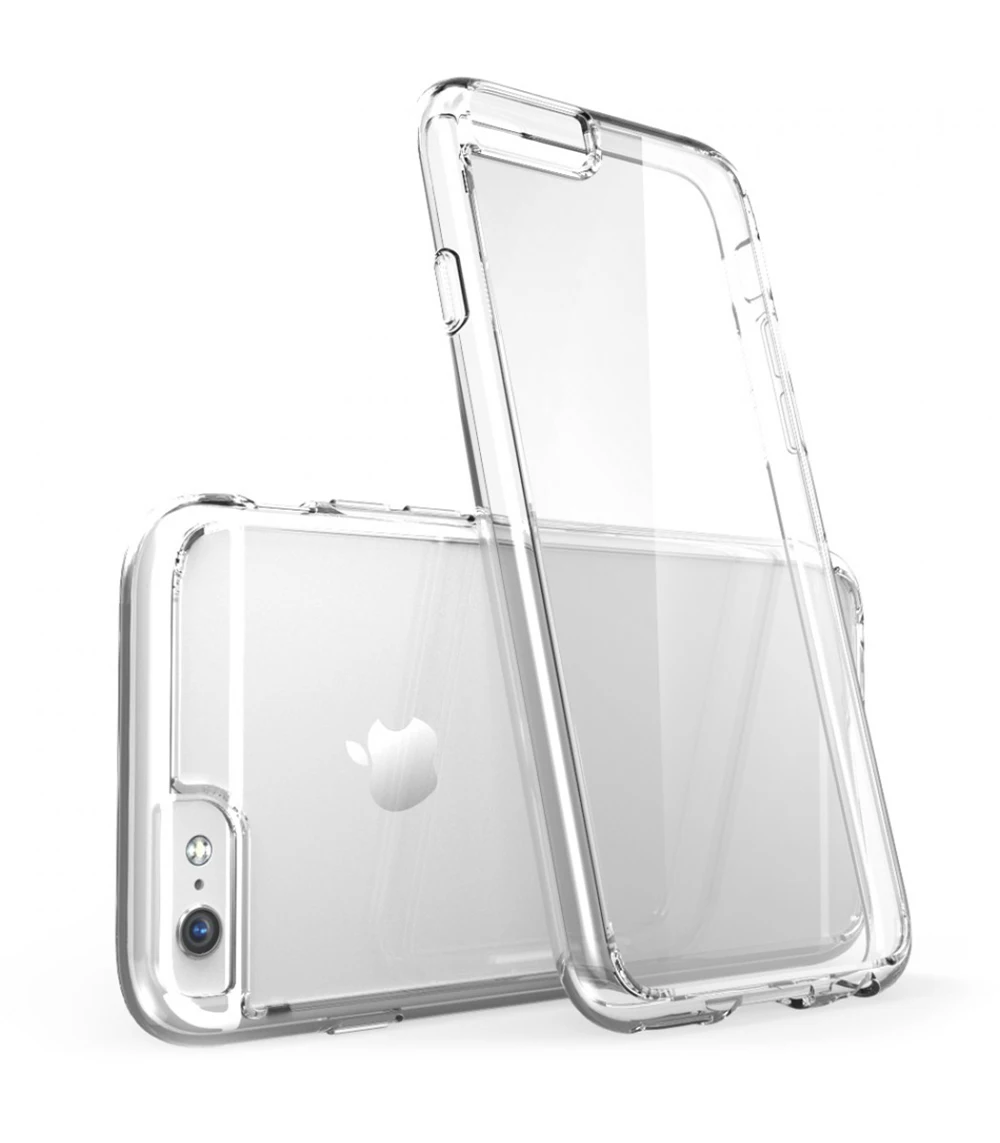 Гелевый Чехол ACTECOM для iPhone 6/6S прозрачный силиконовый термопластиковый чехол из