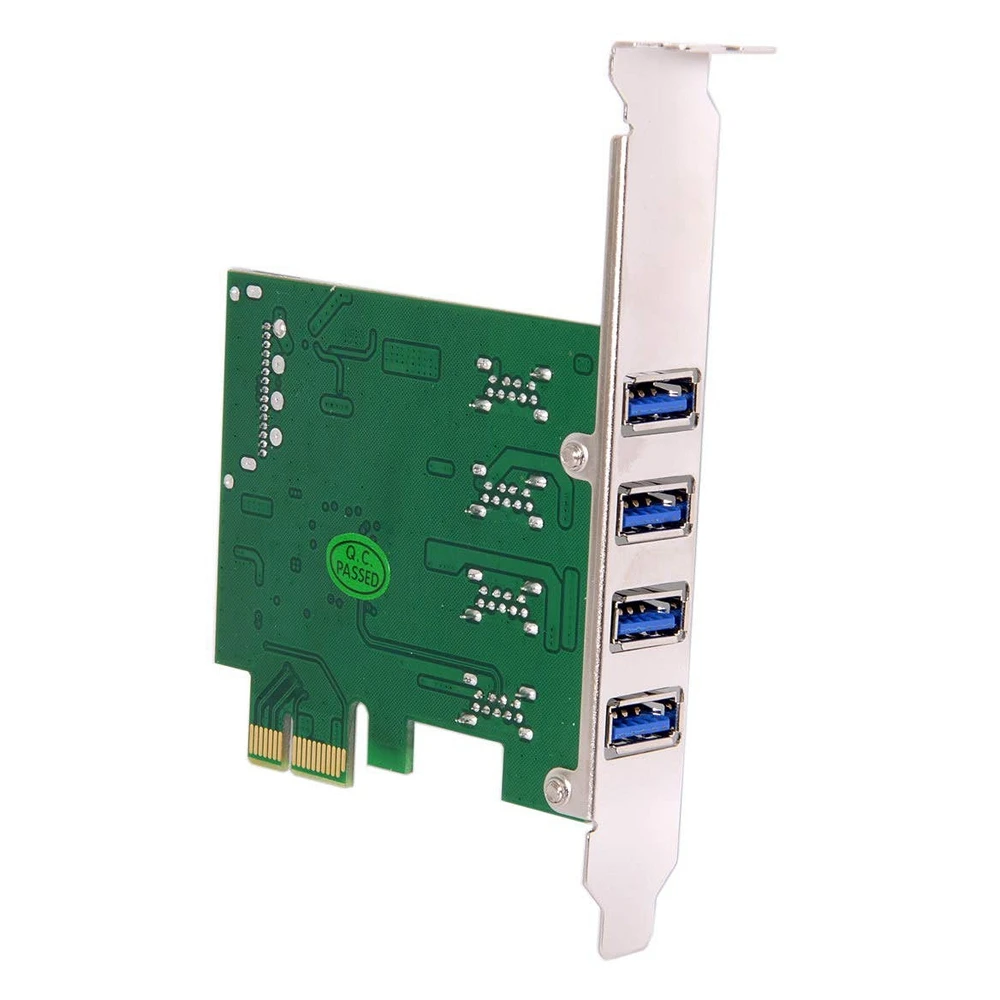 IG-низкопрофильный 4 порта Pci-E к Usb 3 0 концентратор Pci Express адаптер расширения карты 5