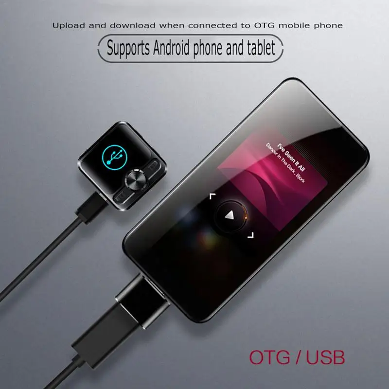 1 2 &quotспорт HIFI MP3 плеер Диктофон Bluetooth4.2 8G запись ручка IPX6 Водонепроницаемый с