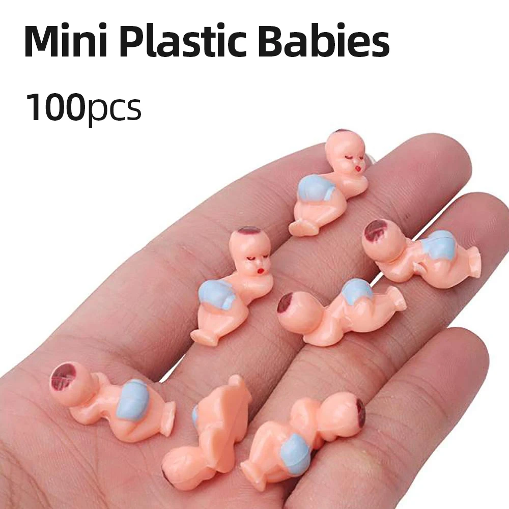 Мини платье маленькое для малышей Пластик младенцев Baby Shower или вечеринки по