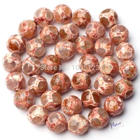 high quality 10mm pretty natural multicolor agates onyx faceted round shape loose beads 15 jewellery making w1846
