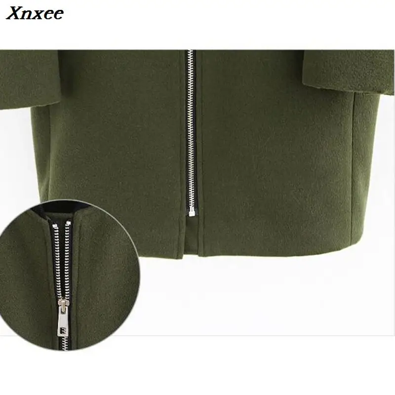 

Xnxee Autumn Winter Coat Women 2020 Casual Long Zipper Bomber Jacket Coat Vintage Long Sleeve Plus Size Outwear Coat 4XL Xnxee