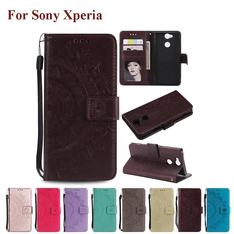 Для sony Xperia XA1 Ultra/XZ кошелек противоударный Флип PU кожаный ремешок слоты для карт
