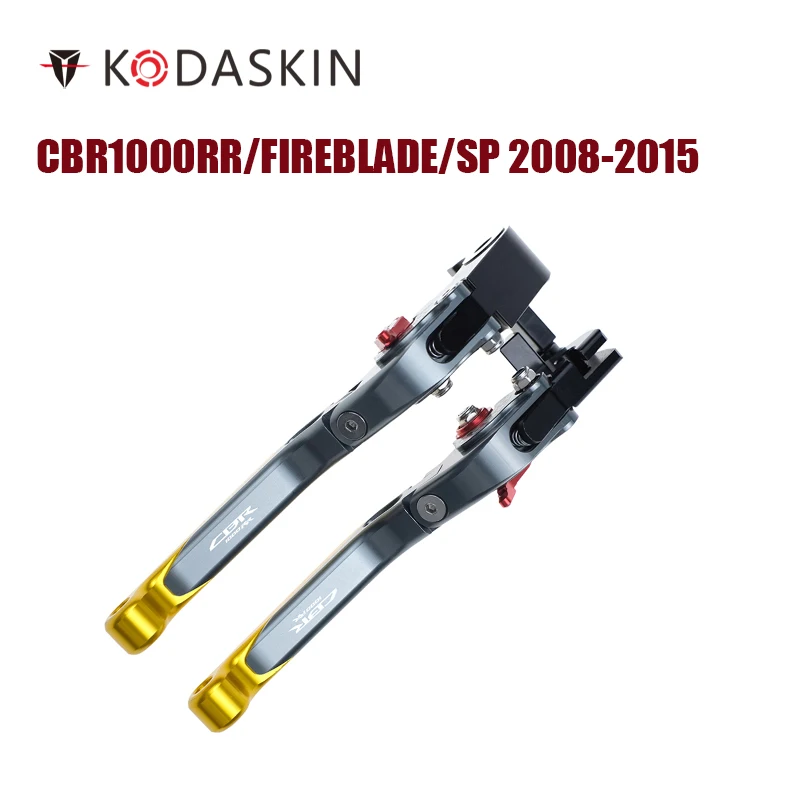 

KODASKIN левое и правое Складные Выдвижные сцепные рычаги для Honda CBR1000RR/FIREBLADE/SP 2008-2015