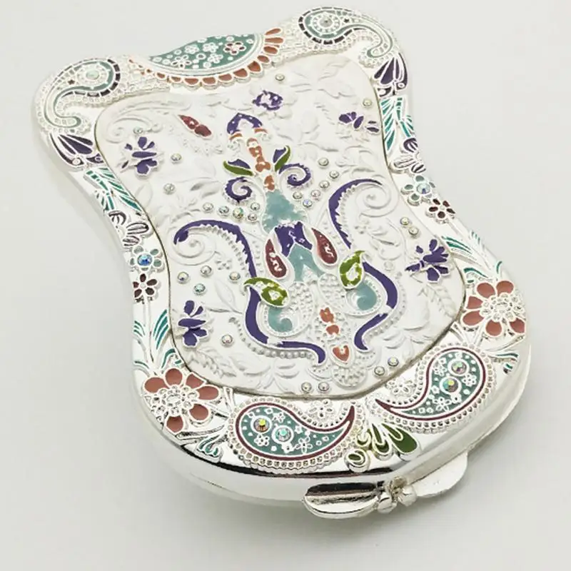 Портативный Путешествие Прочный косметическое зеркало стороны провести