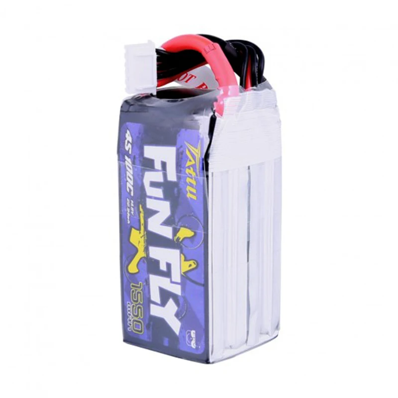 Оригинальный TATTU 14 8 V 1550mAh 100C 4S XT60 разъем Lipo батарея для Emax HAWK 5 FPV гоночный Дрон