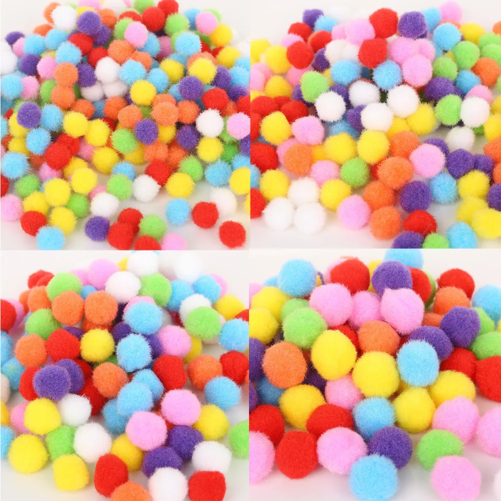 Праджня мини пышная Нижняя Pom Poms помпонами ручной работы для детей игрушки Сделай