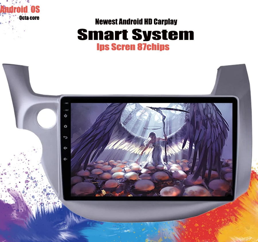 2Din Android 10 0 Ram 6GB 1 &quotавтомобильное радио GPS Navi мультимедийный плеер с сенсорным
