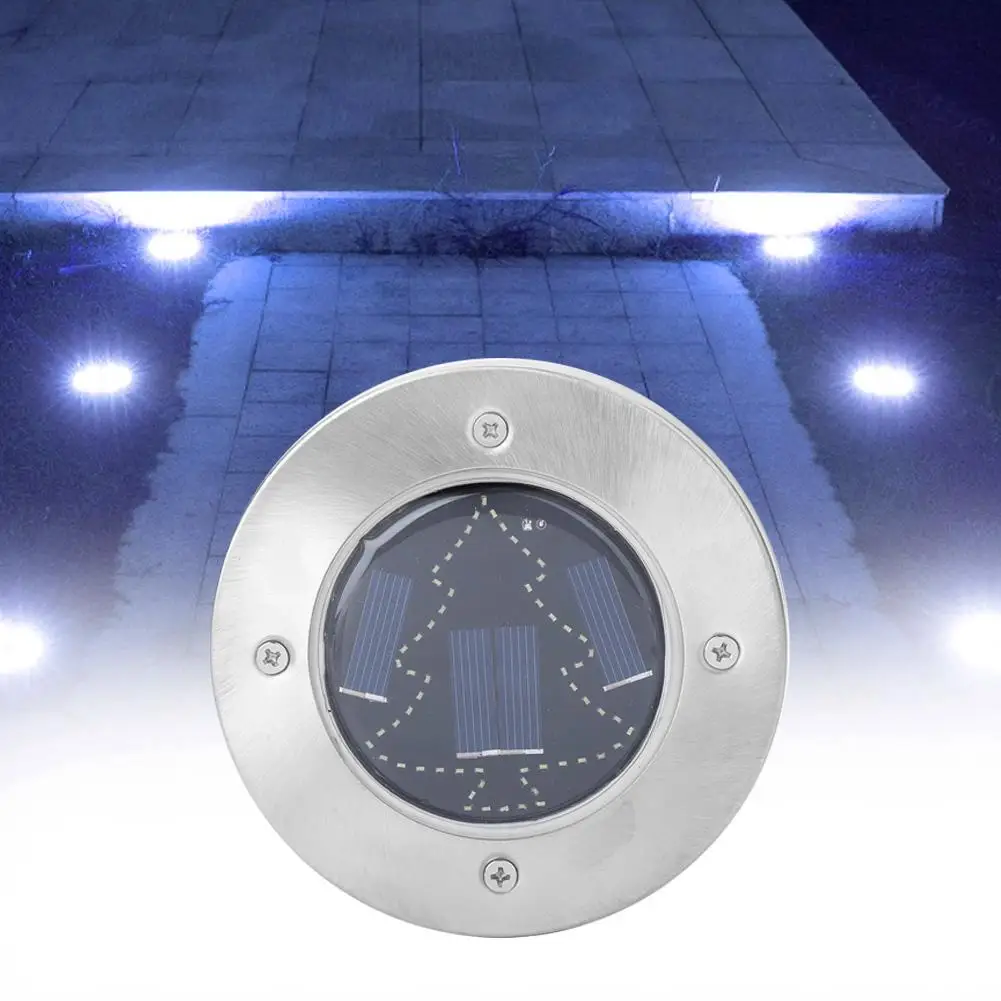 Водонепроницаемый садовый светодиодный светильник на солнечной батарее лампа