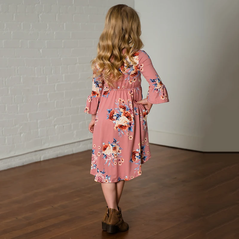 Милое Платье для мамы и дочки одинаковые летние Семейные каникулы