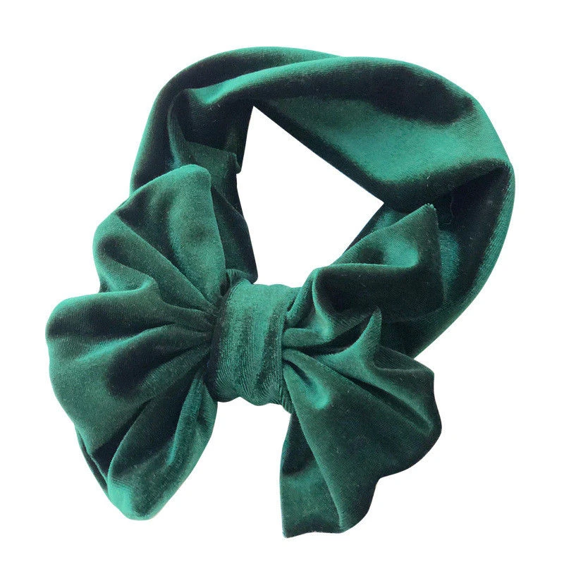 

Emmababy Cute Newborn Kids Baby Girls Headband Pleuche Elastic Baby Hair Band Girls Flower Bowknot Band Headwear Accessories