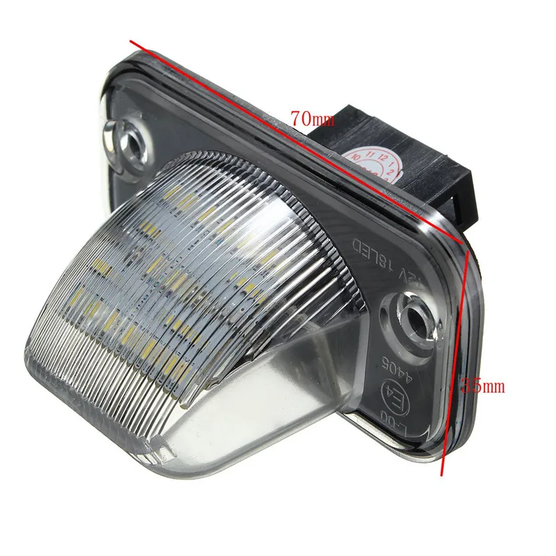 Светодиодный светильник номерного знака 18SMD 2 шт. для VW Transporter T4/Caravelle MK4/Multivan