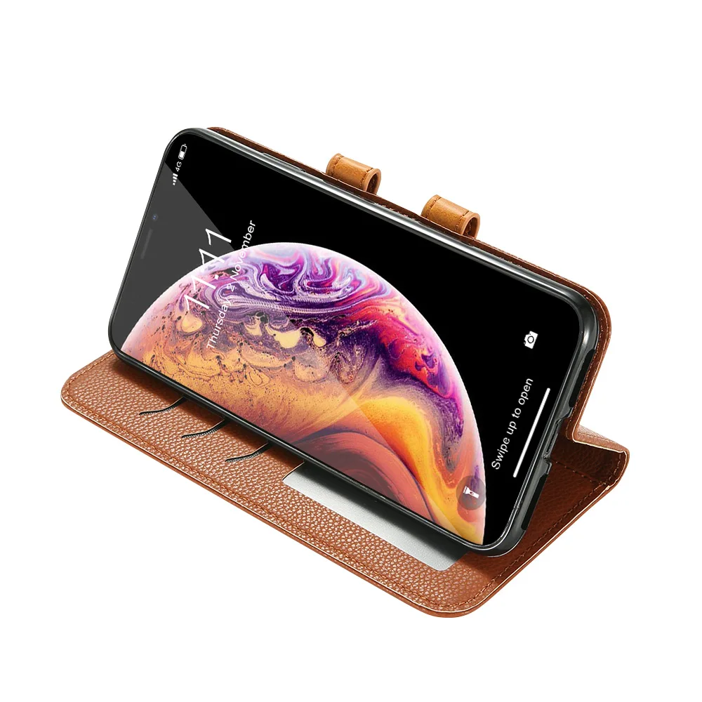 KISSCASE Роскошный кожаный чехол для Xiaomi mi 9 8 SE Lite флип-чехол A1 A2 Red S2 Pocophone F1 Магнитный