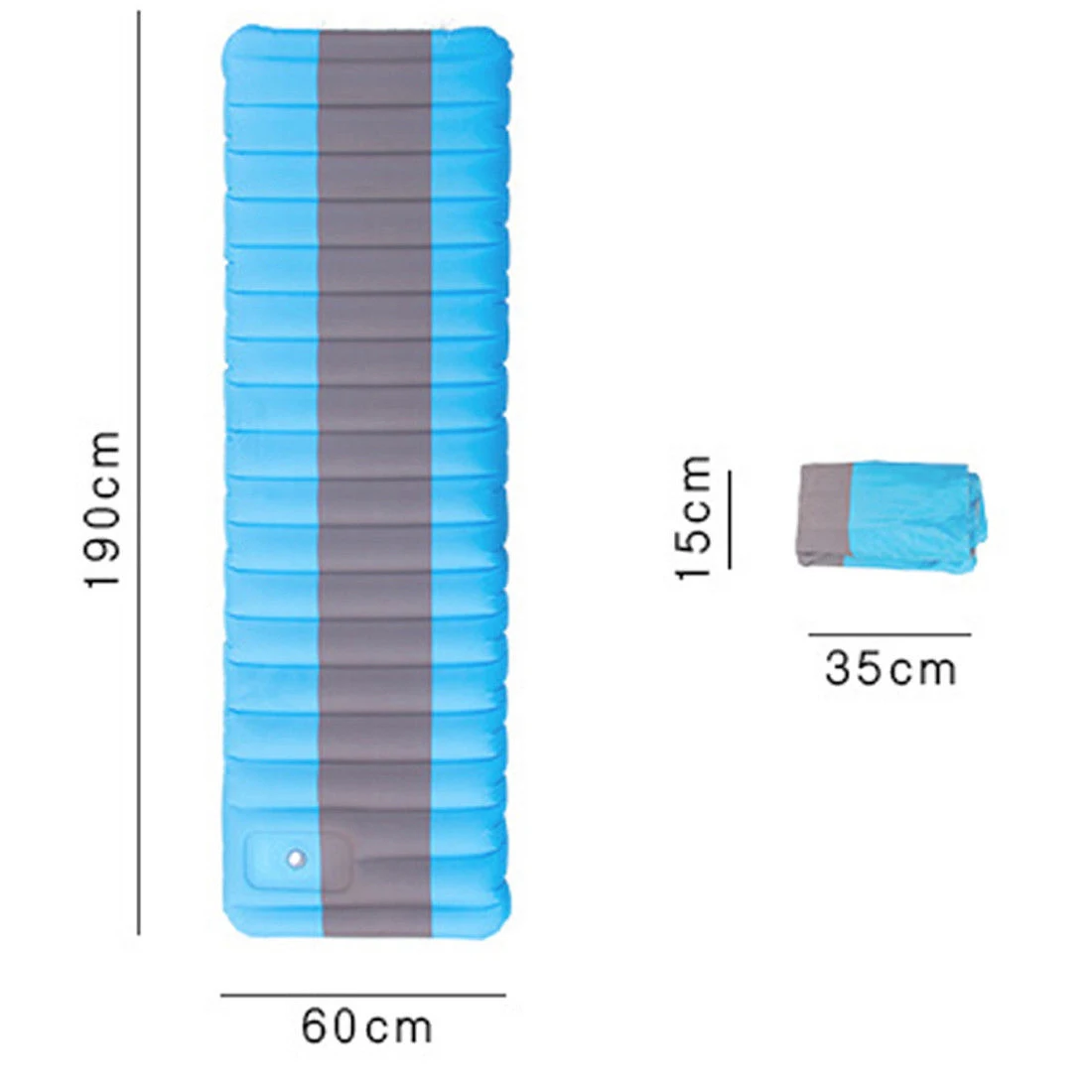ELOS Открытый Самонадувающийся спальный коврик Кемпинг надувной матрас