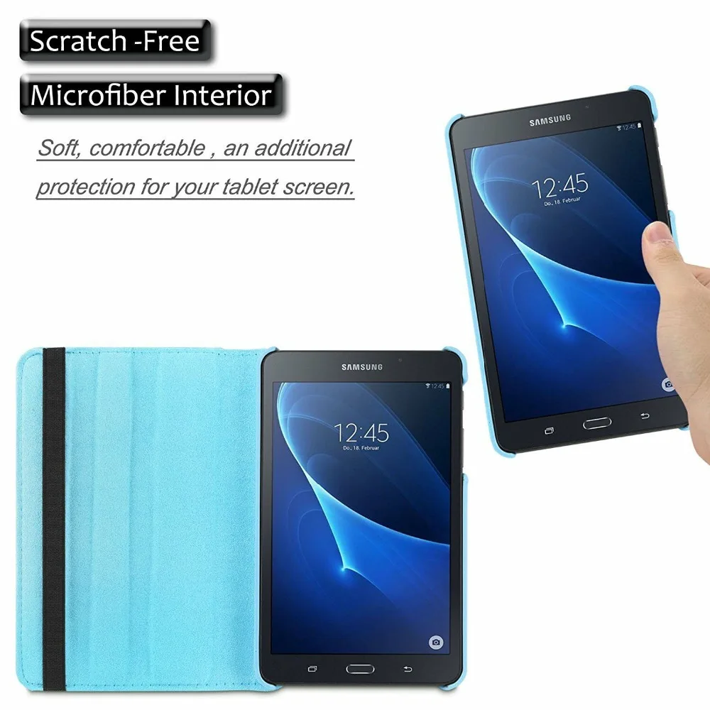 Чехол для Samsung Galaxy Tab A6 7 0 с вращающейся на 360 градусов подставкой A 2016 SM T280 T285 чехол