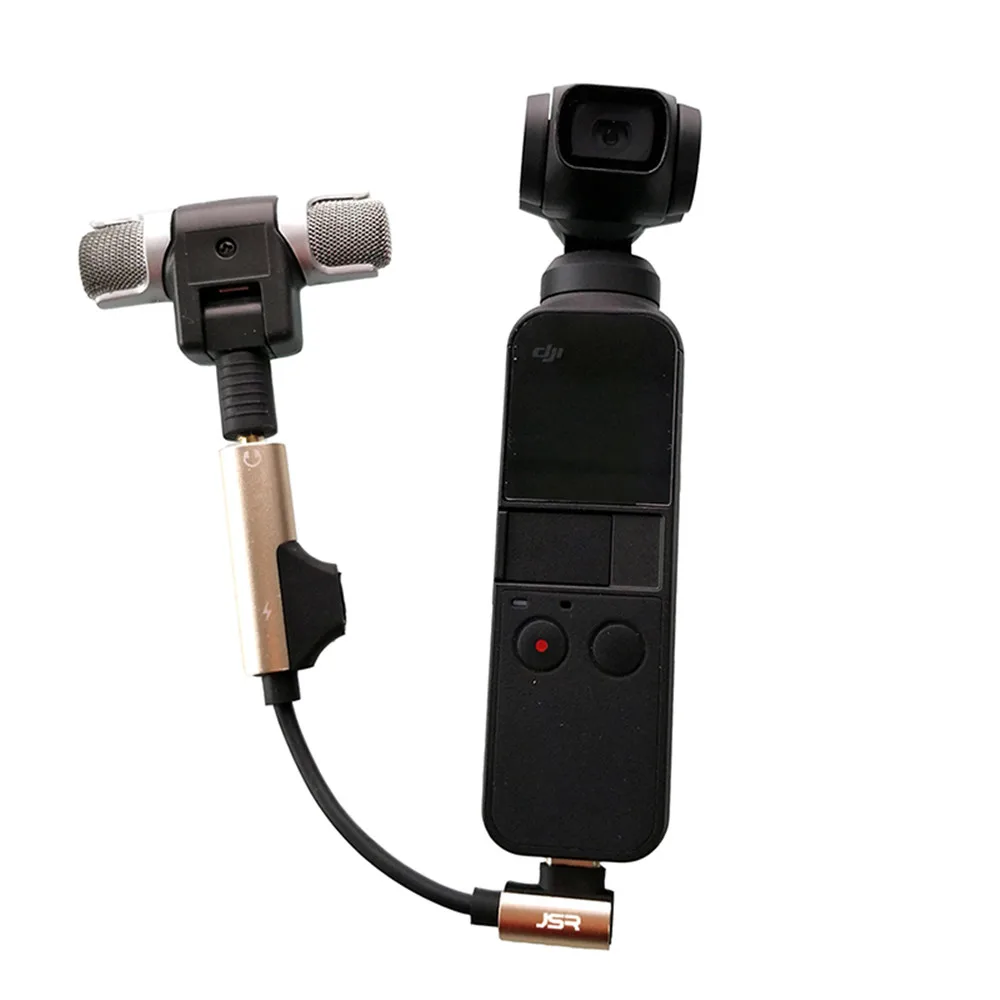 Стерео внешний микрофон цифровой Ручной для DJI OSMO Карманный карданный
