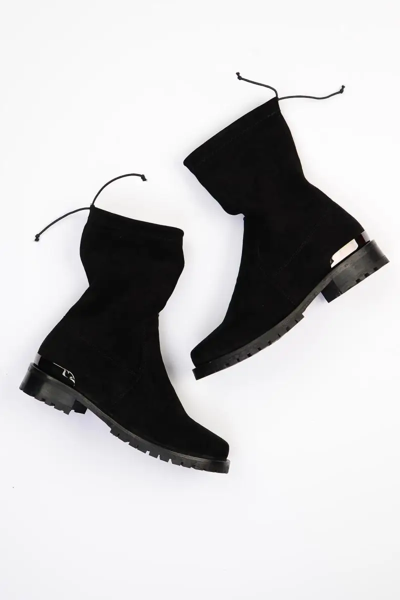 Bambi Genuine Leather Black Women 'S Boots G0429990202 |