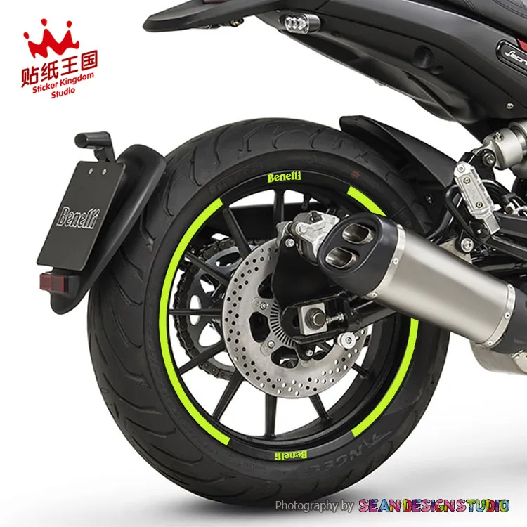 Колесные наклейки для Benelli BN 300 600 Leoncino 500 TNT899 светоотражающие полосы на обод
