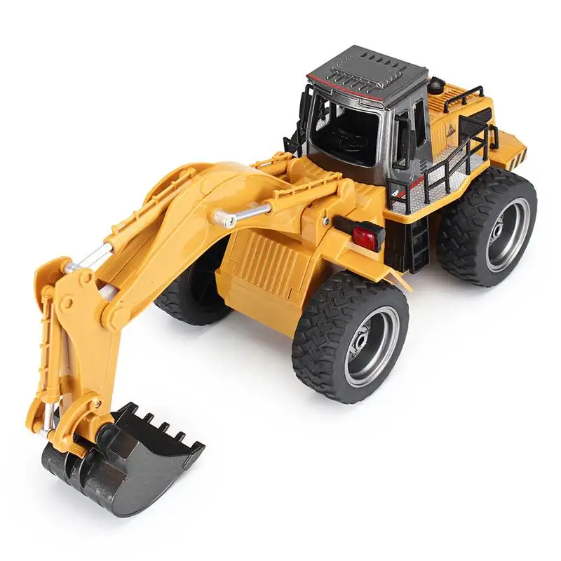 Новые поступления HuiNa игрушки 1530 1/18 2 4G 6CH Rc автомобиль сплав экскаватор модель