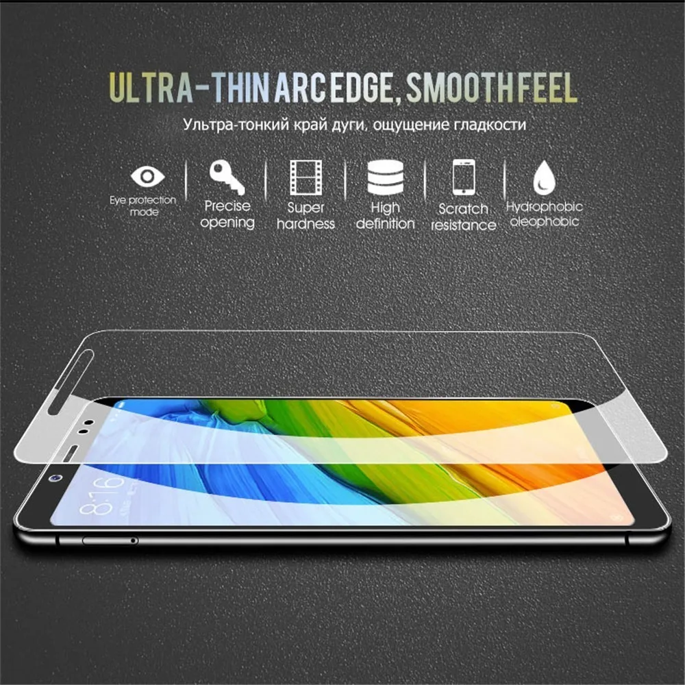 Закаленное стекло для Xiaomi Redmi Note 7 9 5 8 Go 6 Pro Note5 Plus защита экрана защитное 2.5D пленка |