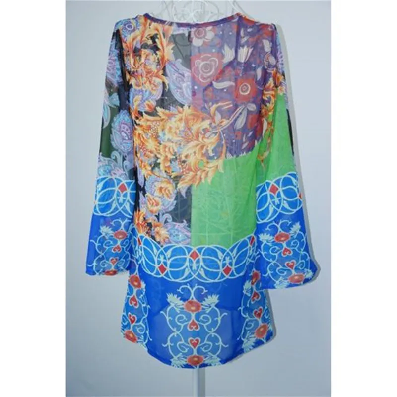 Модная женская пляжная одежда купальник в стиле бохо свободные мини платья с