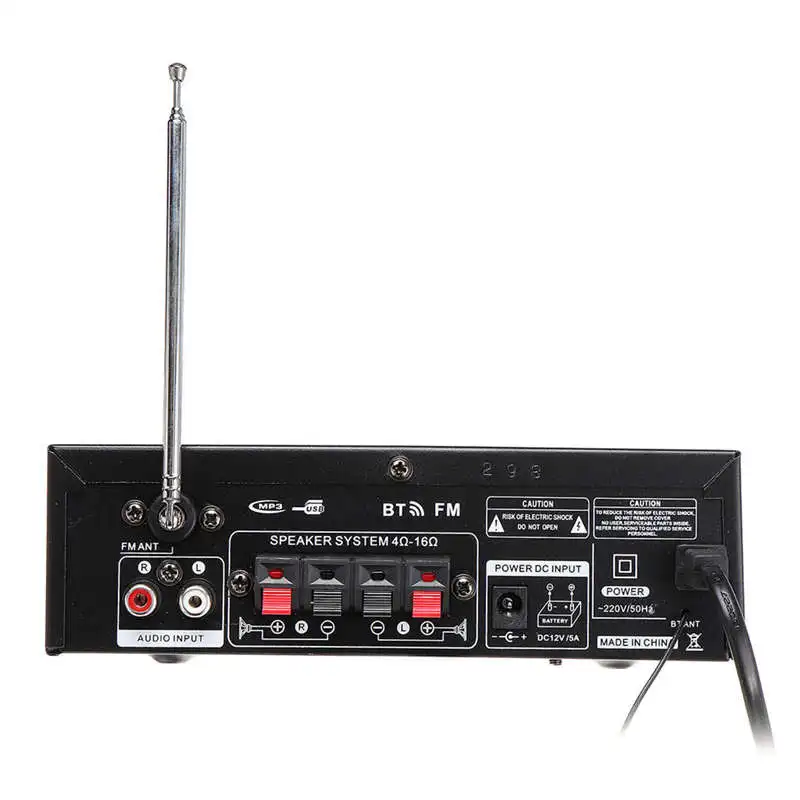600W Home Amplifiers Audio Bluetooth Amplifier Subwoofer Theater Sound System Mini Professional | Электроника