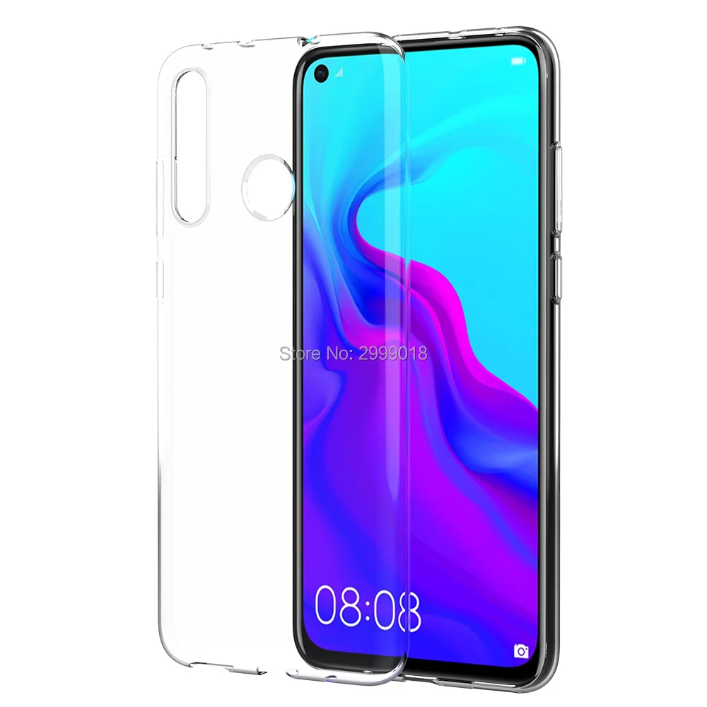 Чехол для Huawei Y6 2019 прозрачный силиконовый чехол накладка на заднюю панель Y 6 Prime