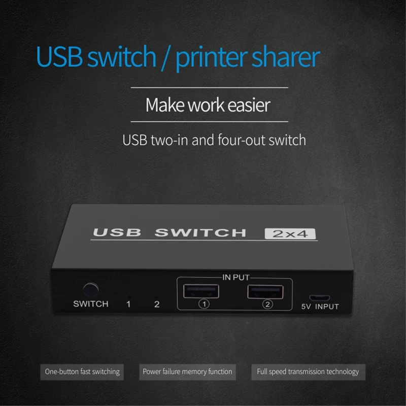 Usb 2 0 распределительный переключатель 4 порта компьютера периферийный коммутатор
