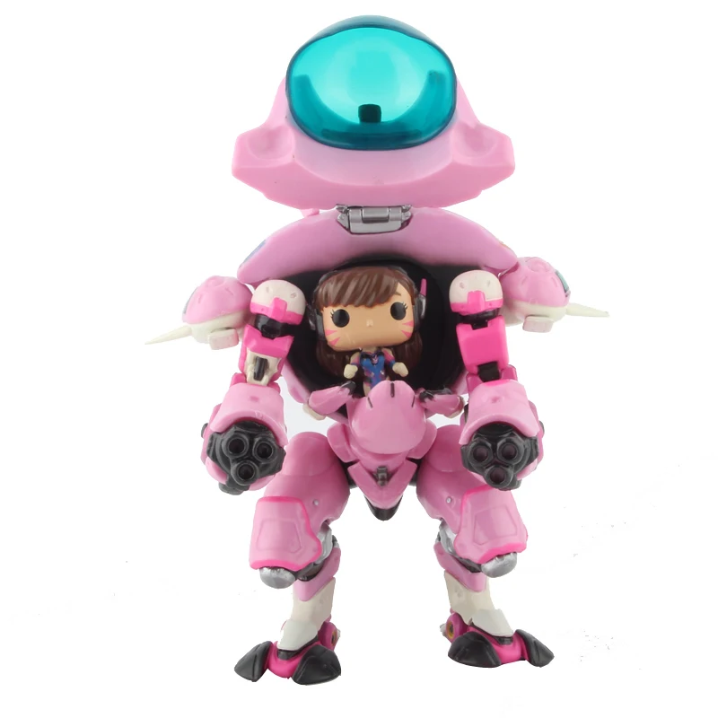 Ow dva E мех рейнхардт Мэй Lucio фигурку ПВХ 15 см 6&quot | Игрушки и хобби