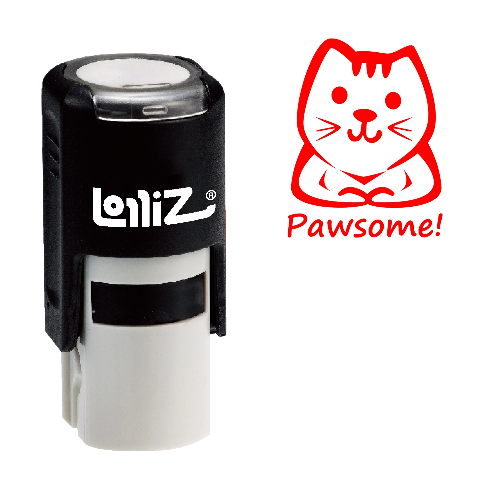 

LolliZ "Котенок пауза!" предварительно затопленный резиновый штамп