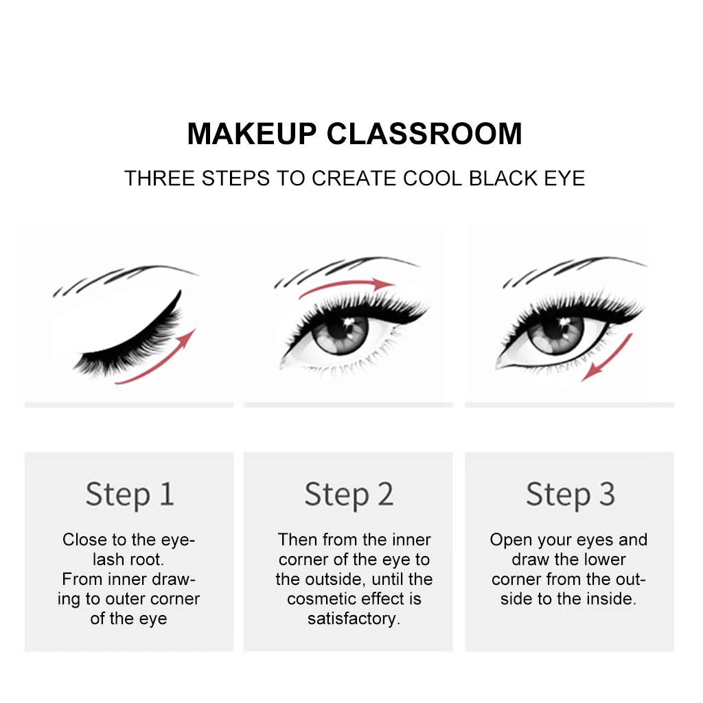 Black Liquid Eyeliner Pen Waterproof Pencil Precision Long-lasting Sweat Proof Eye Liner Cosmetic Lady Beauty Tool TSLM1 |
