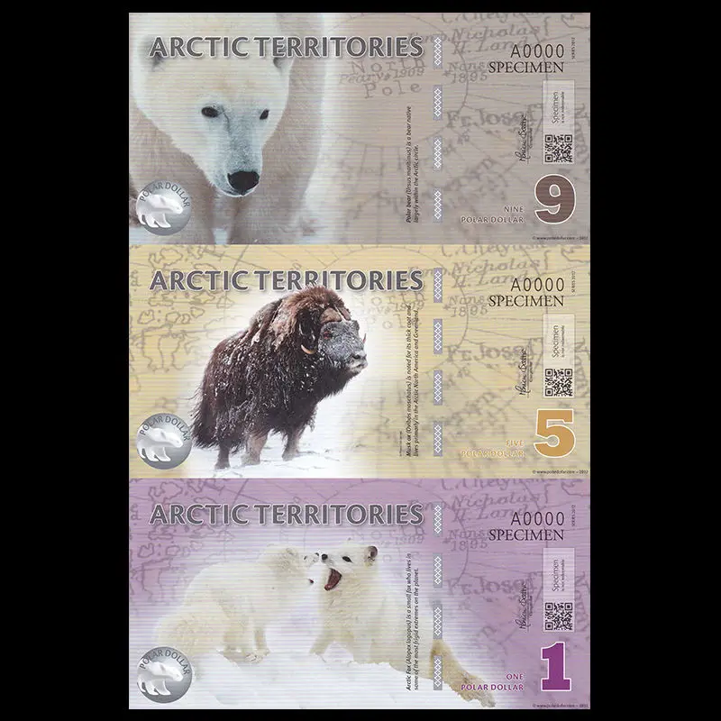 Arctic Territories UNCUT SET 3 шт полимер образец UNC нециркулированный оригинал | Дом и сад