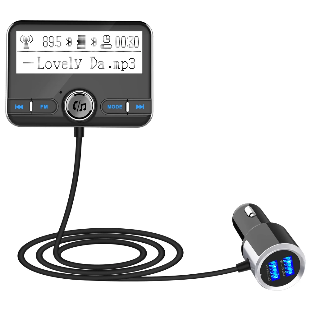 Bluetooth Fm передатчик беспроводной автомобильный модулятор Автомобильный Mp3 плеер