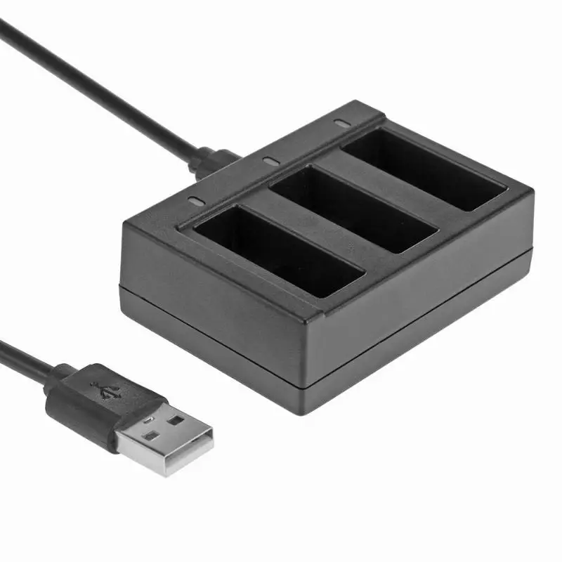 Три порта AHDBT 501 зарядное устройство для GoPro Hero 5 6 7 экшн камеры|Зарядные