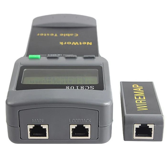 SC8108 Сети Кабельный тестер RJ45 RJ11 метр LAN телефонный кабель тестер| |