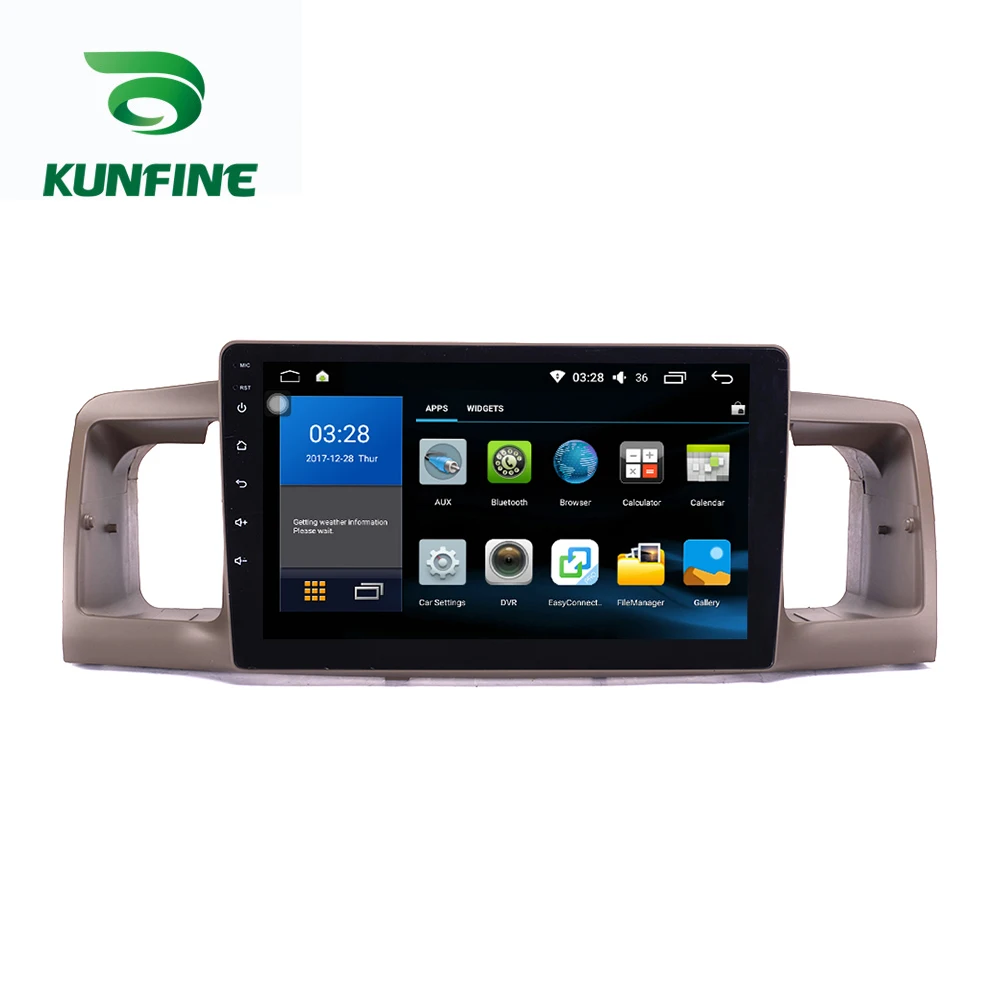 Восьмиядерный 1024*600 Android 8 1 автомобильный DVD GPS навигационный плеер Deckless стерео для