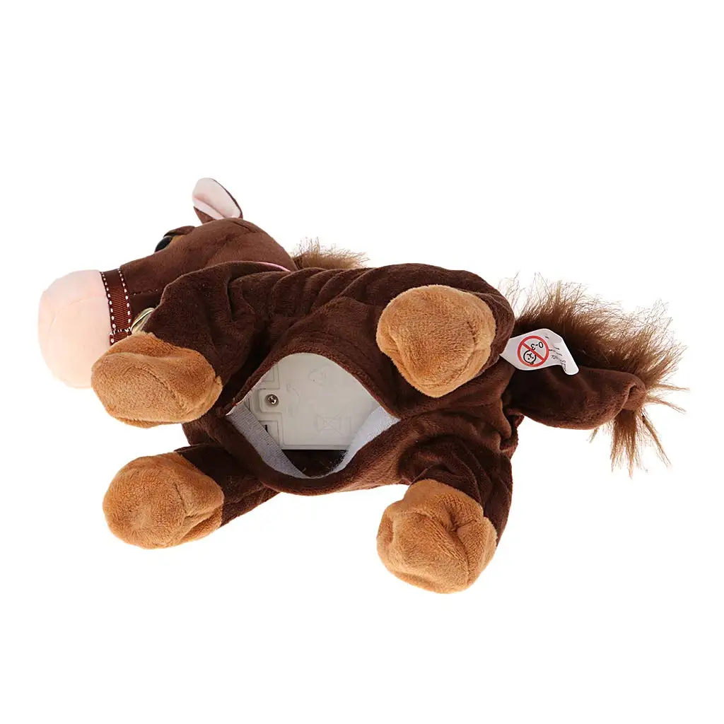Electronic Simulation Plush Horse Doll Walking Stuffed Toy Educational Toys Birthday Gift for Children Kids Toddler | Игрушки и хобби