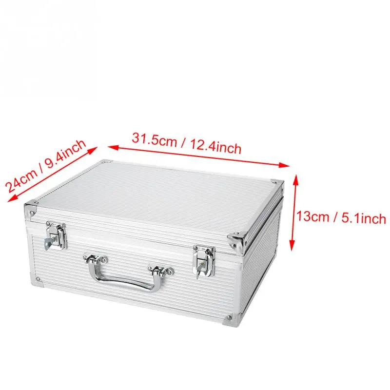 2Color Aluminum Coil Tattoo Machine Storage Case Carrying Box Empty Organizer Foam Pad Embroidery Equipment | Красота и здоровье