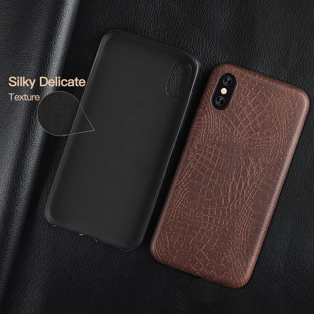 Чехол для телефона из искусственной кожи iphone 11 Pro Max чехол крокодиловой мягкая