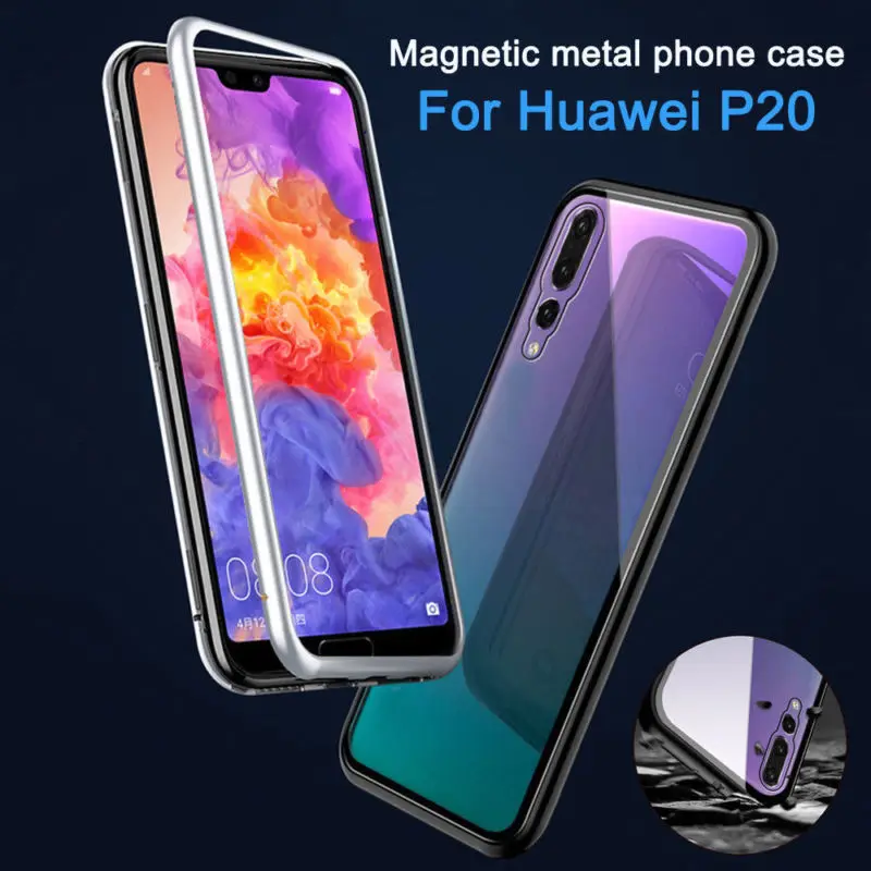 360 магнитный адсорбционный чехол для huawei mate 20 Pro 10 полное покрытие роскошное
