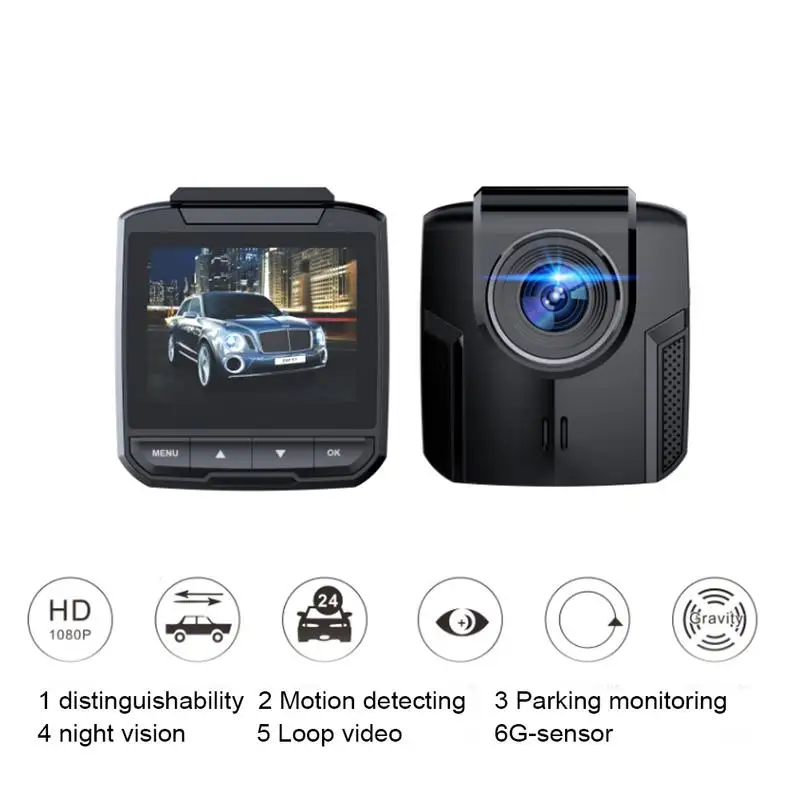 2 4 &quotв Mai lcd Мини Автомобильный видеорегистратор камера Full HD 1080 P видео